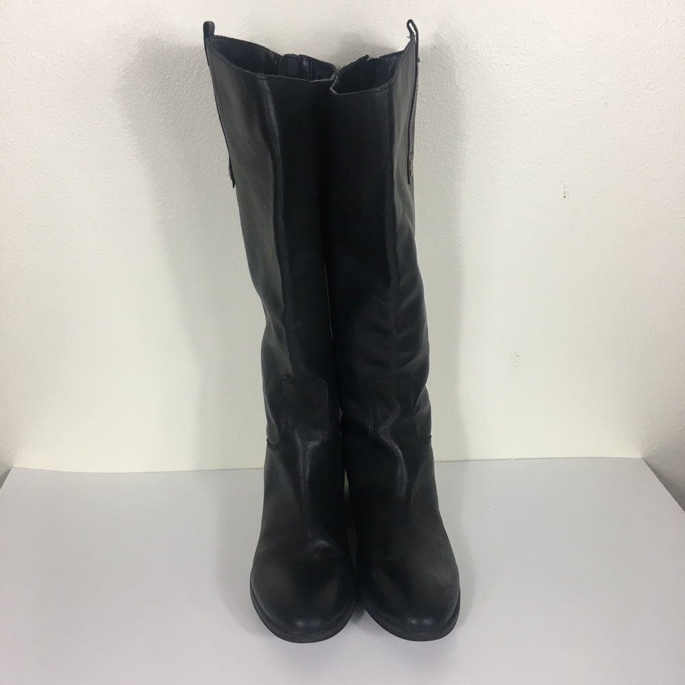 🛑🛑 SOLD!! Sam Edelman Black Leather Riding Boots - Picture 2 of 8